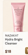 NAZAKAT Beauty cleanser preview